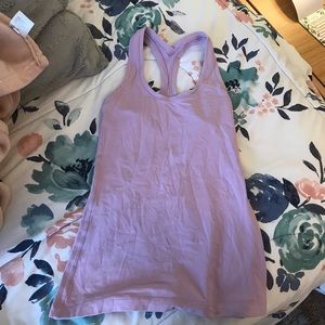 lavender lululemon cool racerback tank